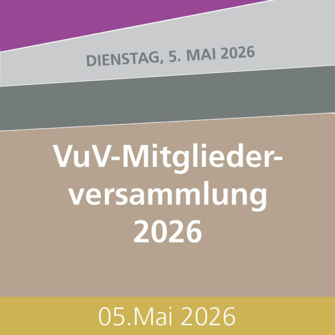 VuV-Mitgliederversammlung 2026